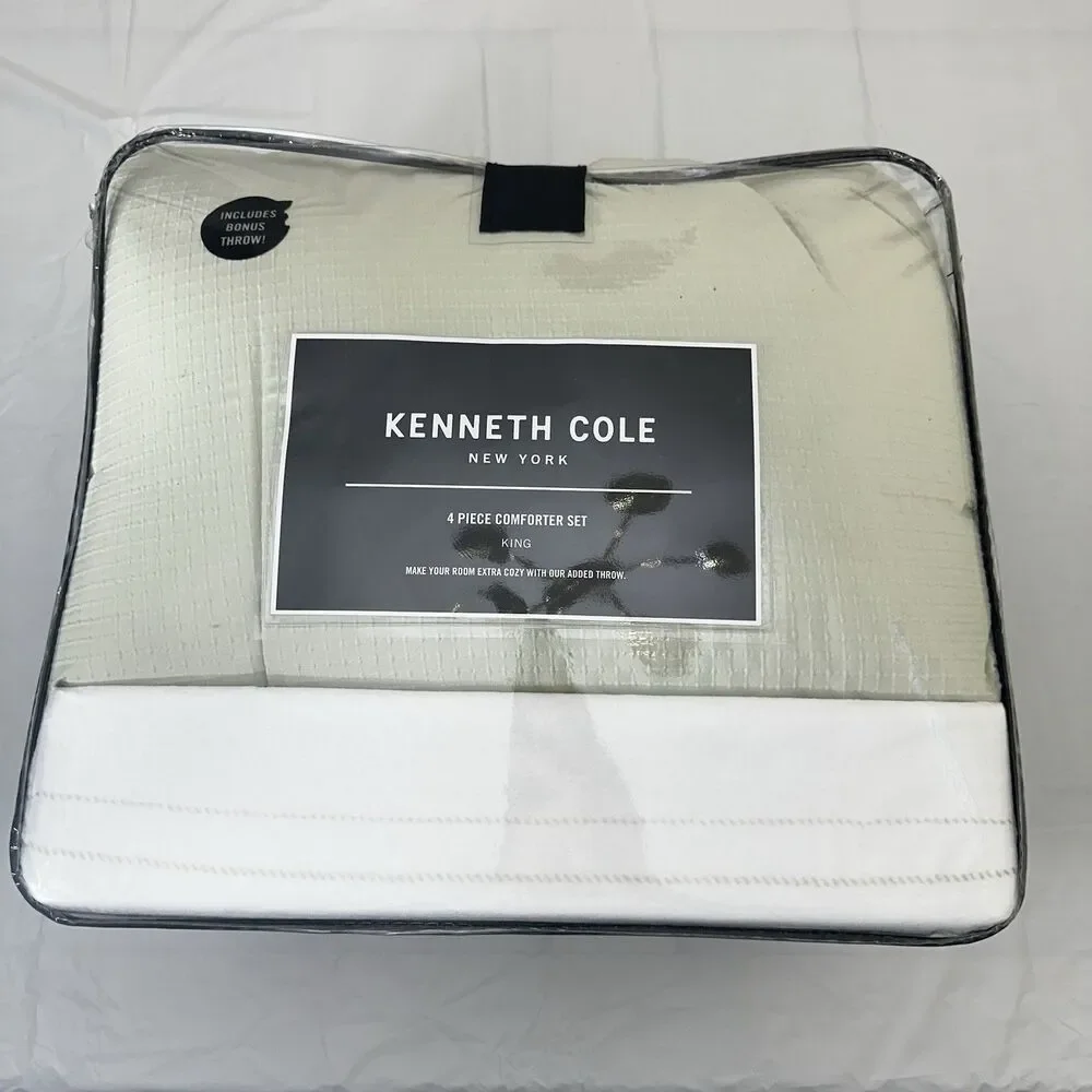 Kenneth Cole NY 4 Piece Comforter Set King